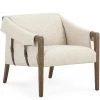 FOUR HANDS Furniture BUCKLE STRAPPED CHAIR: THAMES CREAM