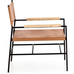 FOUR HANDS BUFFALO LEATHER SLING CHAIR Living Room