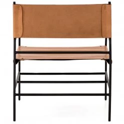 FOUR HANDS BUFFALO LEATHER SLING CHAIR Living Room