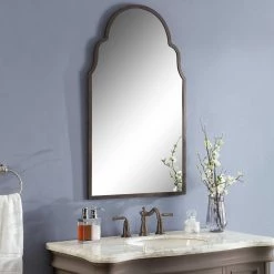 UTTERMOST BURNISHED ARCH MIRROR