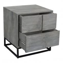 MOES DEVON NIGHTSTAND: GREY Furniture