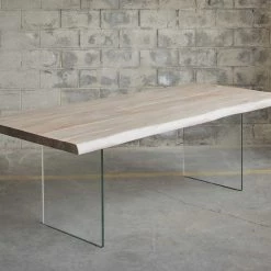 URBIA Kitchen + Dining BROOKS LIVE EDGE DINING TABLE: WHITE WASH 26 URBIA Kitchen + Dining BROOKS LIVE EDGE DINING TABLE: WHITE WASH