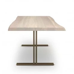 URBIA Kitchen + Dining BROOKS LIVE EDGE DINING TABLE: WHITE WASH 33 URBIA Kitchen + Dining BROOKS LIVE EDGE DINING TABLE: WHITE WASH