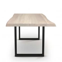 URBIA Kitchen + Dining BROOKS LIVE EDGE DINING TABLE: WHITE WASH 35 URBIA Kitchen + Dining BROOKS LIVE EDGE DINING TABLE: WHITE WASH