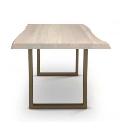 URBIA Kitchen + Dining BROOKS LIVE EDGE DINING TABLE: WHITE WASH 39 URBIA Kitchen + Dining BROOKS LIVE EDGE DINING TABLE: WHITE WASH