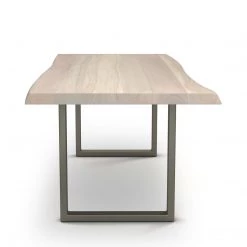 URBIA Kitchen + Dining BROOKS LIVE EDGE DINING TABLE: WHITE WASH 37 URBIA Kitchen + Dining BROOKS LIVE EDGE DINING TABLE: WHITE WASH