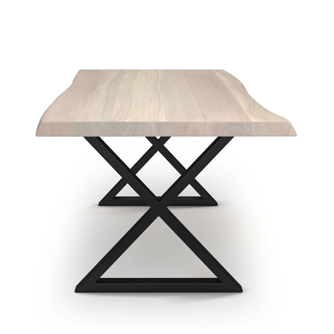 URBIA Kitchen + Dining BROOKS LIVE EDGE DINING TABLE: WHITE WASH 19 URBIA Kitchen + Dining BROOKS LIVE EDGE DINING TABLE: WHITE WASH