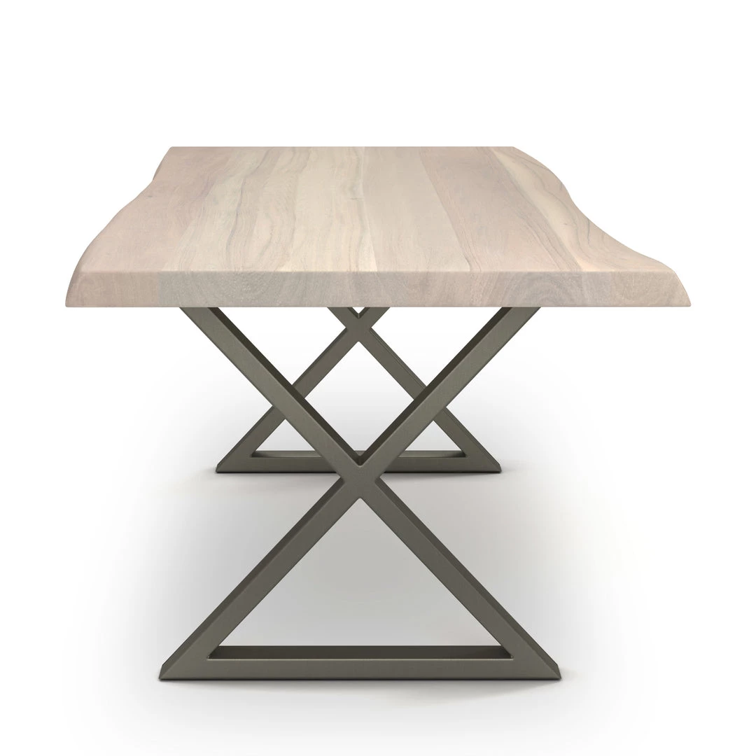 URBIA Kitchen + Dining BROOKS LIVE EDGE DINING TABLE: WHITE WASH 21 URBIA Kitchen + Dining BROOKS LIVE EDGE DINING TABLE: WHITE WASH