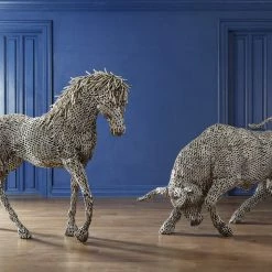 PHILLIPS COLLECTION Pillows + Decor BULL PIPE SCULPTURE