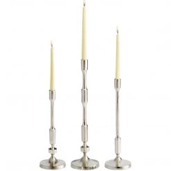 CYAN CAMBRIA CANDLE HOLDERS