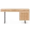 FOUR HANDS CARMEL NATURAL MANGO WOOD + CANE DESK Furniture