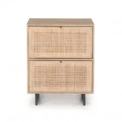 FOUR HANDS Furniture CARMEL NATURAL MANGO WOOD + CANE FILING CABINET