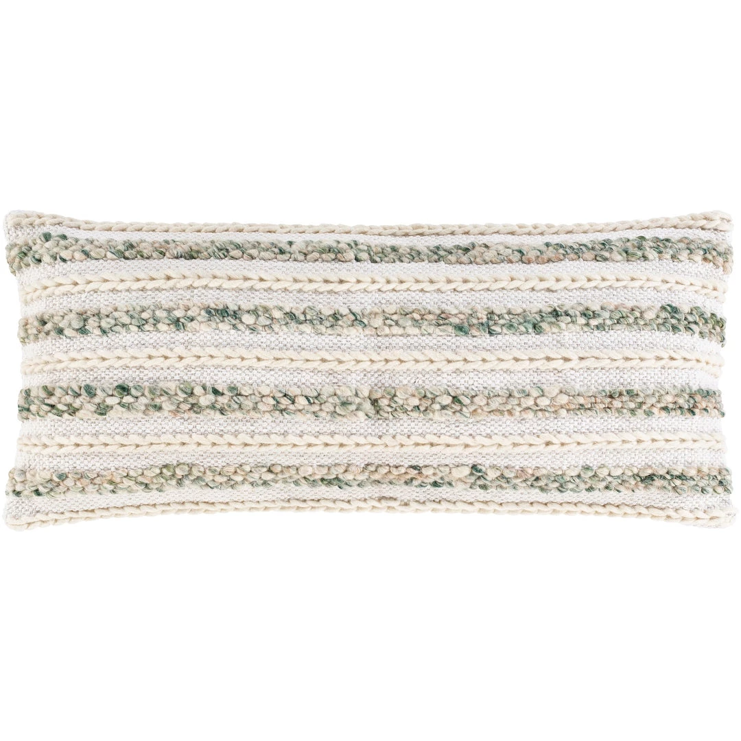 SURYA CELIO TEXTURED STRIPE LUMBAR PILLOW 3 SURYA CELIO TEXTURED STRIPE LUMBAR PILLOW