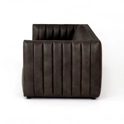 FOUR HANDS Furniture AUGUSTINE CHANNEL TUFTED LEATHER SOFA 11 FOUR HANDS Furniture AUGUSTINE CHANNEL TUFTED LEATHER SOFA