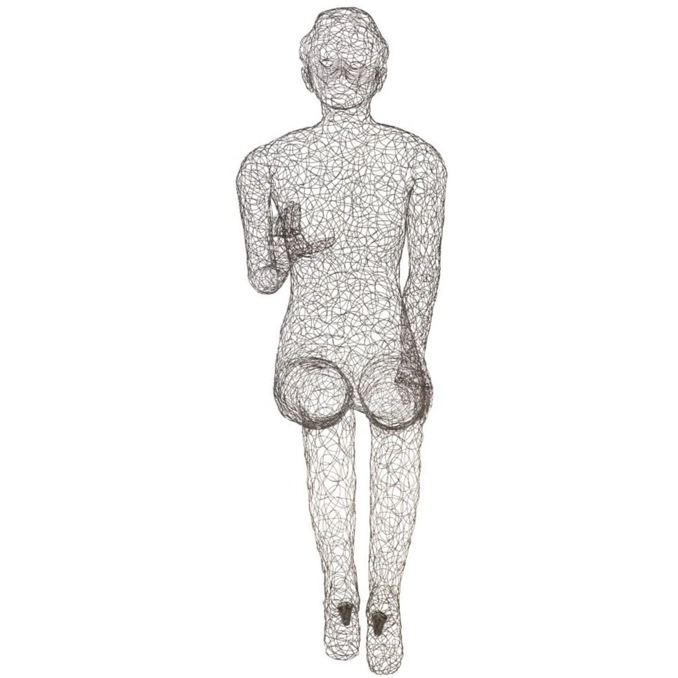 PHILLIPS COLLECTION CRAZY WIRE LOUNGING FEMALE 2 Pillows + Decor 3 PHILLIPS COLLECTION CRAZY WIRE LOUNGING FEMALE 2 Pillows + Decor