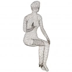 PHILLIPS COLLECTION CRAZY WIRE LOUNGING FEMALE 2 Pillows + Decor