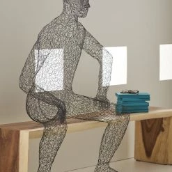 PHILLIPS COLLECTION Pillows + Decor CRAZY WIRE LOUNGING MALE