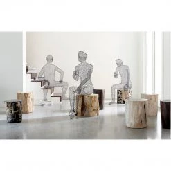 PHILLIPS COLLECTION CRAZY WIRE LOUNGING FEMALE 2 Pillows + Decor 11 PHILLIPS COLLECTION CRAZY WIRE LOUNGING FEMALE 2 Pillows + Decor