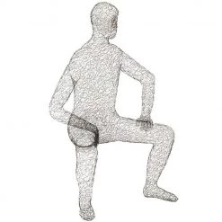 PHILLIPS COLLECTION Pillows + Decor CRAZY WIRE LOUNGING MALE