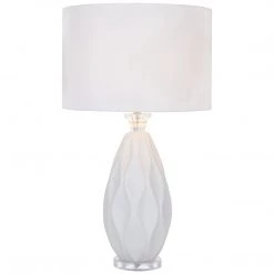 SURYA CHARLOTTE LAMP: WHITE