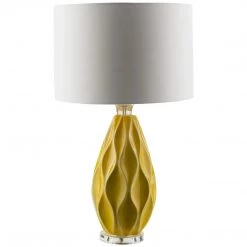 SURYA CHARLOTTE LAMP: YELLOW Lighting