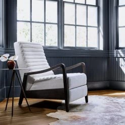 FOUR HANDS CHANCE RECLINER: NATURAL LINEN