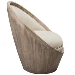 UTTERMOST COCOON BEACH WOOD CHAIR Furniture