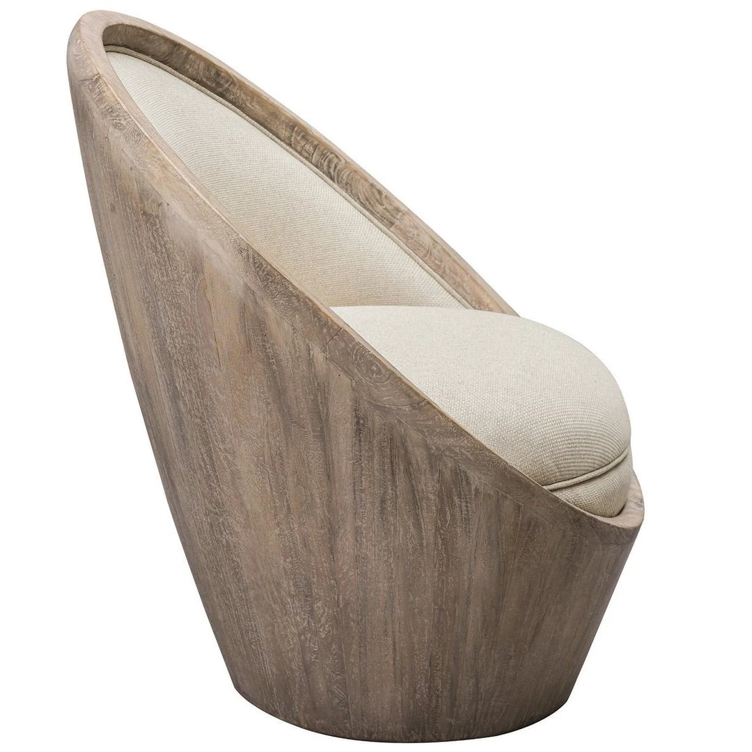 UTTERMOST COCOON BEACH WOOD CHAIR Furniture 2 UTTERMOST COCOON BEACH WOOD CHAIR Furniture