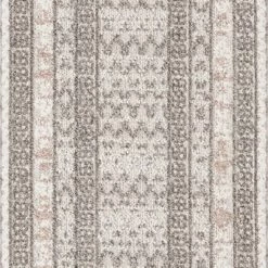 LOLOI COLE 03 INDOOR-OUTDOOR RUG: GREY, BLUSH