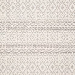 LOLOI COLE 04 INDOOR-OUTDOOR RUG: IVORY, SILVER