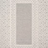 LOLOI COLE 05 INDOOR-OUTDOOR RUG: GREY, IVORY