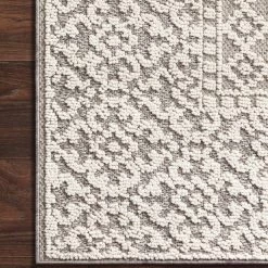 LOLOI COLE 05 INDOOR-OUTDOOR RUG: GREY, IVORY