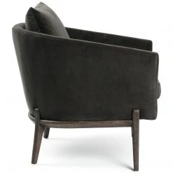 FOUR HANDS Furniture COPELAND CHAIR: BELLA SMOKE VELVET