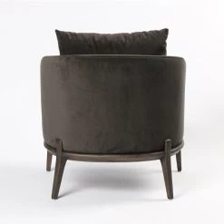 FOUR HANDS Furniture COPELAND CHAIR: BELLA SMOKE VELVET