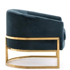 FOUR HANDS Furniture CORBIN VELVET + BRASS ACCENT CHAIR 29 FOUR HANDS Furniture CORBIN VELVET + BRASS ACCENT CHAIR