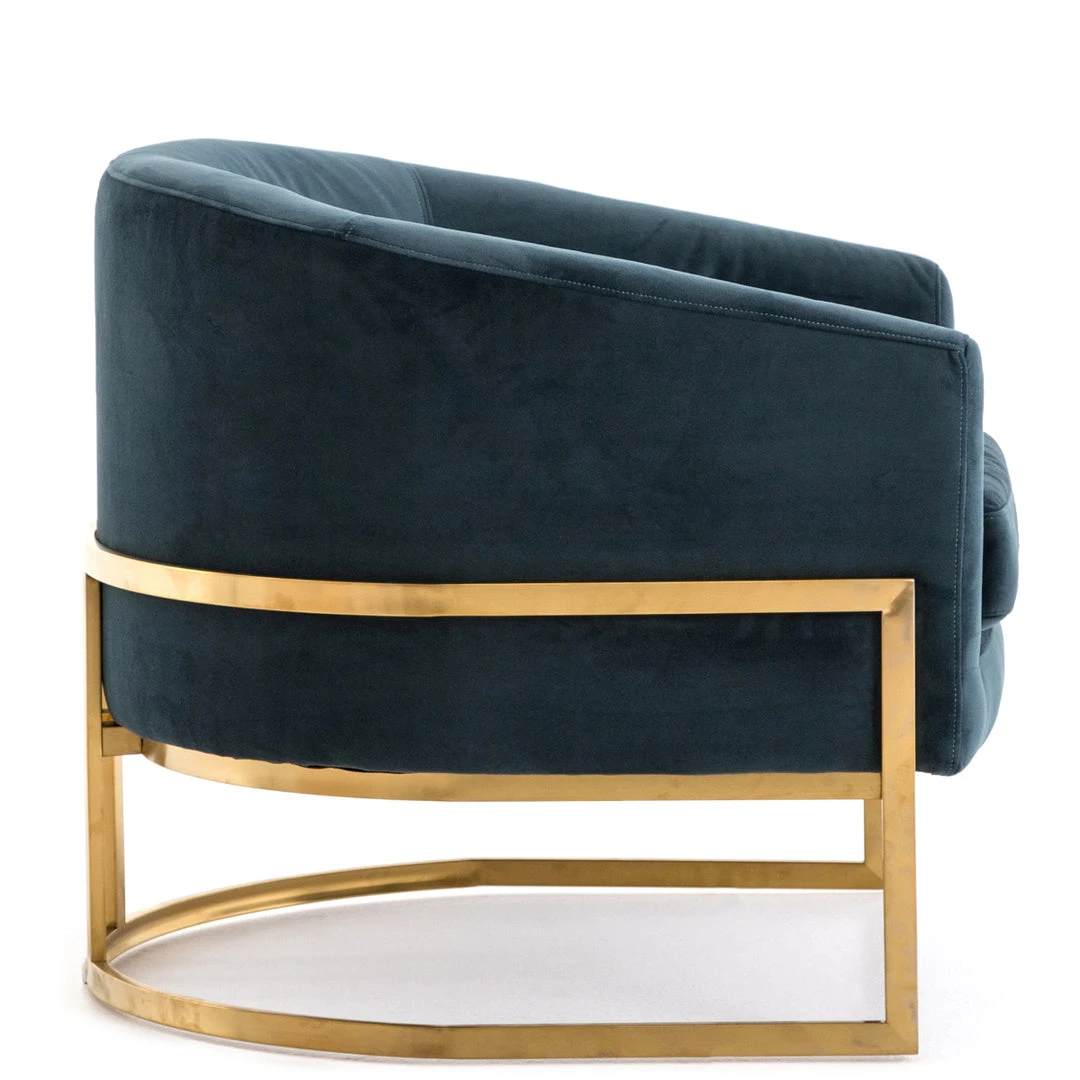 FOUR HANDS Furniture CORBIN VELVET + BRASS ACCENT CHAIR 12 FOUR HANDS Furniture CORBIN VELVET + BRASS ACCENT CHAIR