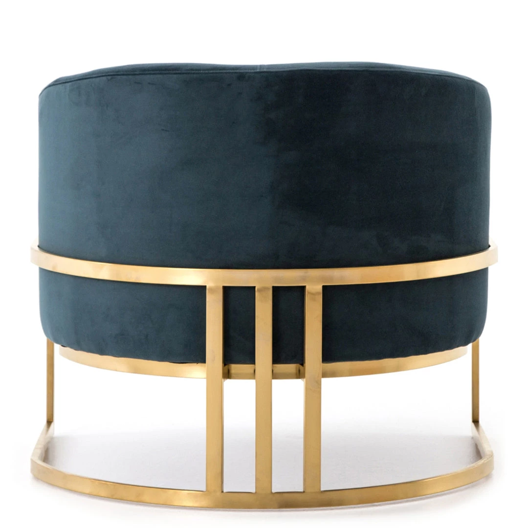 FOUR HANDS Furniture CORBIN VELVET + BRASS ACCENT CHAIR 13 FOUR HANDS Furniture CORBIN VELVET + BRASS ACCENT CHAIR