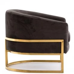 FOUR HANDS Furniture CORBIN VELVET + BRASS ACCENT CHAIR 20 FOUR HANDS Furniture CORBIN VELVET + BRASS ACCENT CHAIR