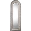 UTTERMOST COZETTE AGED WHITE EMBOSSED ARCH MIRROR Mirrors