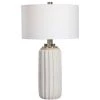 UTTERMOST CREMA CRACKLE GLAZE CERAMIC LAMP