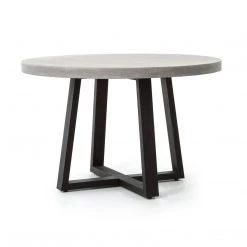 FOUR HANDS CYRUS 48"ROUND INDOOR-OUTDOOR DINING TABLE