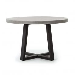 FOUR HANDS CYRUS 48"ROUND INDOOR-OUTDOOR DINING TABLE