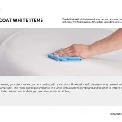 PHILLIPS COLLECTION LOYD & LOTTIE GEL COAT WHITE FLOOR SCULPTURES Pillows + Decor