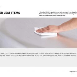 PHILLIPS COLLECTION Pillows + Decor LOYD & LOTTIE FLOOR SCULPTURES: SILVER