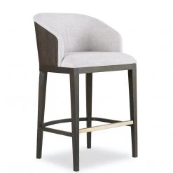 HOOKER CURATA UPHOLSTERED BAR STOOL: OPAL