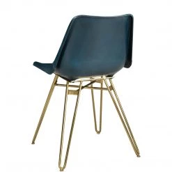 MOES Kitchen + Dining DAVIDSON LEATHER BUCKET DINING CHAIR | SET OF 2