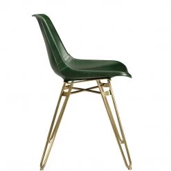 MOES Kitchen + Dining DAVIDSON LEATHER BUCKET DINING CHAIR | SET OF 2