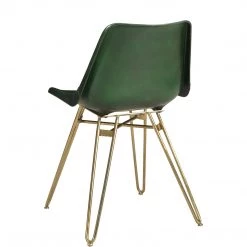 MOES Kitchen + Dining DAVIDSON LEATHER BUCKET DINING CHAIR | SET OF 2