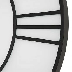 UTTERMOST DECO WHITE GLASS WALL CLOCK