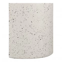 MOES DECO WHITE TERRAZZO OUTDOOR DINING BENCH